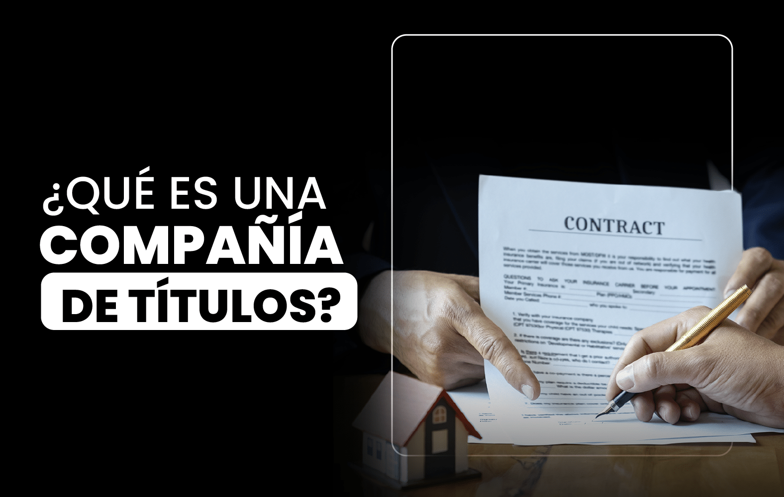 ¿Qué es una Compañía de Títulos?